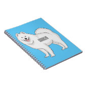 Carnet Illustration Samoyed dog (Côté Droit)