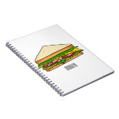 Carnet Illustration Sandwich (Côté Droit)