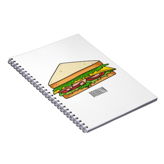 Carnet Illustration Sandwich (Côté Droit)