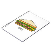 Carnet Illustration Sandwich (Côté gauche)