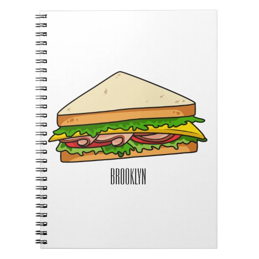 Carnet Illustration Sandwich (Devant)