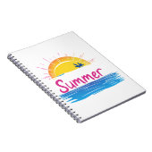 Carnet Illustration Sunset Summer Beach (Côté Droit)