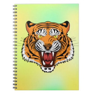 Carnet Illustration Tête de Tigre Féroce-24327 Sweat à ca