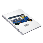 Carnet Illustration Tuk tuk (Côté Droit)