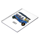 Carnet Illustration Tuk tuk (Côté gauche)
