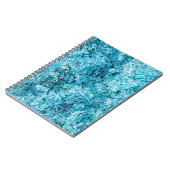 Carnet illustration turquoise (Côté gauche)