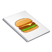 Carnet Illustration vectorielle de Burger (Côté Droit)