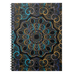 Carnet illustration vintage arrière - plan. Mandala. Ind
