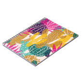 Carnet Illustration Vintage Cactus sans joint. (Côté gauche)