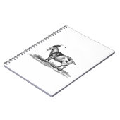 Carnet Illustration vintage de chèvre domestique - (Côté gauche)