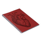 Carnet Illustration vintage de coeur (Côté Droit)