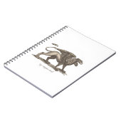 Carnet Illustration vintage de griffon (greiff de (Côté gauche)