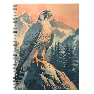 Carnet Illustration vintage de Gyrfalcon