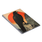 Carnet Illustration vintage du Faucon noir (Côté Droit)