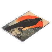 Carnet Illustration vintage du Faucon noir (Côté gauche)