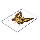 Carnet Illustration vintage Fée Papillon (Côté gauche)
