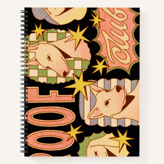Carnet Illustrations de club de toit / chien (Devant)