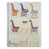 Carnet Illustrations de divers sièges et armchai peints (Devant)