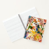 Carnet Illustrations de fleurs tropicales, oiseaux exotiq (Intérieur)
