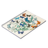 Carnet illustrations de papillons (Côté gauche)