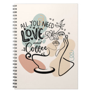 Carnet Illustrations esthétiques, Café de fille