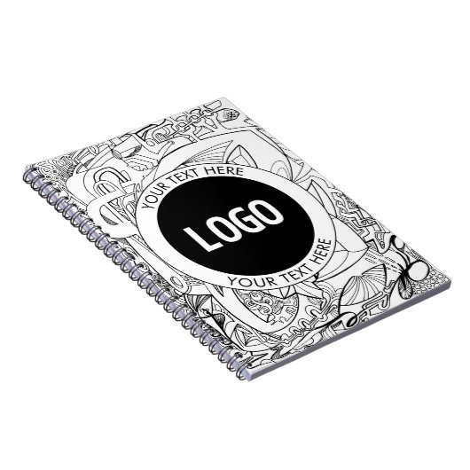 Carnet Illustrations originales modernes & votre logo (Côté Droit)