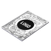 Carnet Illustrations originales modernes & votre logo (Côté gauche)