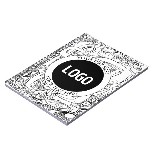 Carnet Illustrations originales modernes & votre logo (Côté gauche)