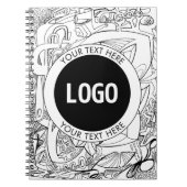 Carnet Illustrations originales modernes & votre logo (Devant)