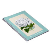 Carnet Illustrations Vintages d'Hydrangée blanche (Côté Droit)