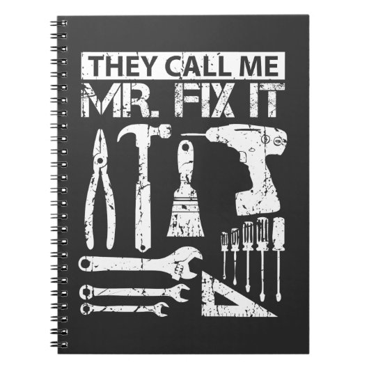 Carnet Ils m'appellent père de papa de M. Fix It Funny (Devant)