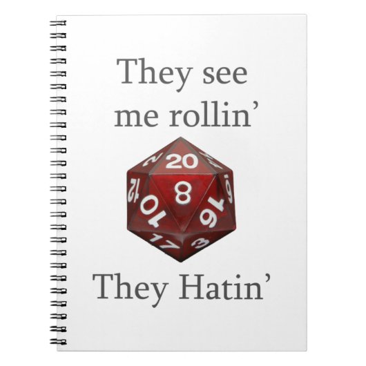 Carnet Ils me voient vitesse de rollin (Devant)