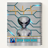 Carnet ILS SONT DÉJÀ ICI - OUVREZ VOTRE ESPRIT design col (Dos)