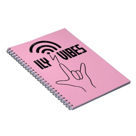 Carnet ILY Vibes - ASL Design  (Côté Droit)