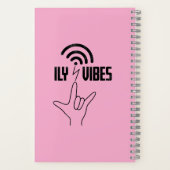 Carnet ILY Vibes - Conception ASL (Verso)