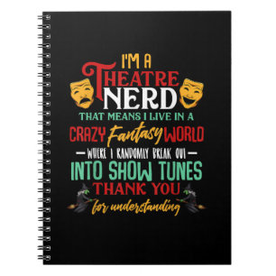 Carnet Im A Atre Nerd Sur scène Acteur Amateurs Acteur Ac