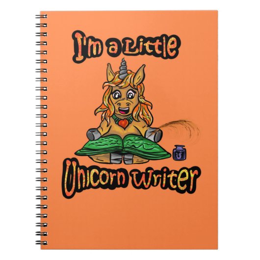 Carnet I'm A Little Unicorn Writer Spiral Notebook (Devant)