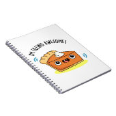 Carnet I'm Filling Awesome Funny Pie Pun (Côté Droit)
