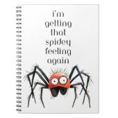 Carnet i'm getting that spidey feeling again  (Devant)