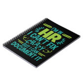 Carnet I'm In HR I Can't Fix Crazy Funny Human Resources (Côté gauche)