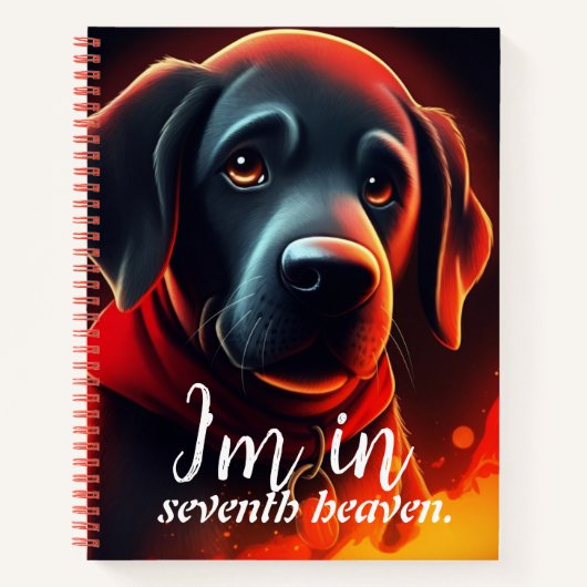 Carnet I'm in seventh heaven. (Devant)