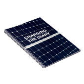 Carnet Image amusante d'un panneau solaire (Côté Droit)