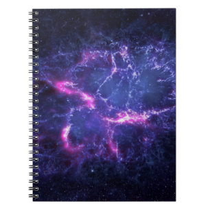 Carnet Image cosmique nébuleuse de l'espace dynamique