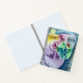 Carnet Image d'art coloré surréalisme original (Intérieur)