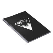 Carnet Image de cadre triangle avec paysage sauvage (Côté Droit)