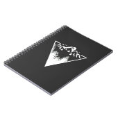 Carnet Image de cadre triangle avec paysage sauvage (Côté gauche)