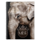 Carnet Image de photo d'éléphant (Devant)