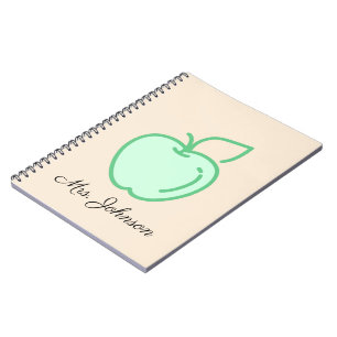 Carnet Image de pomme verte claire