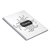 Carnet Image de puce IC de l'ordinateur personnalisé (Côté Droit)