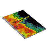 Carnet Image de radar de chasseur de tempête (Côté Droit)
